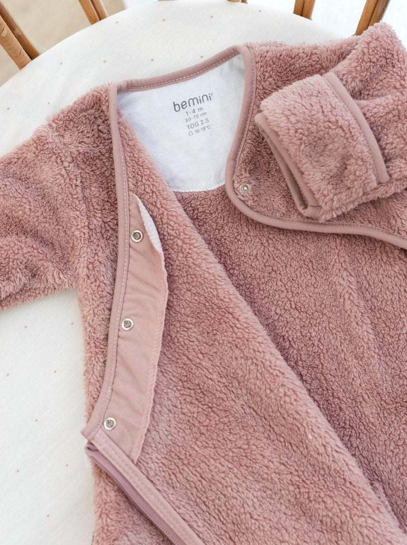 Bemini Gigoteuse avec moufles Softy Rose foncé - Kiabi