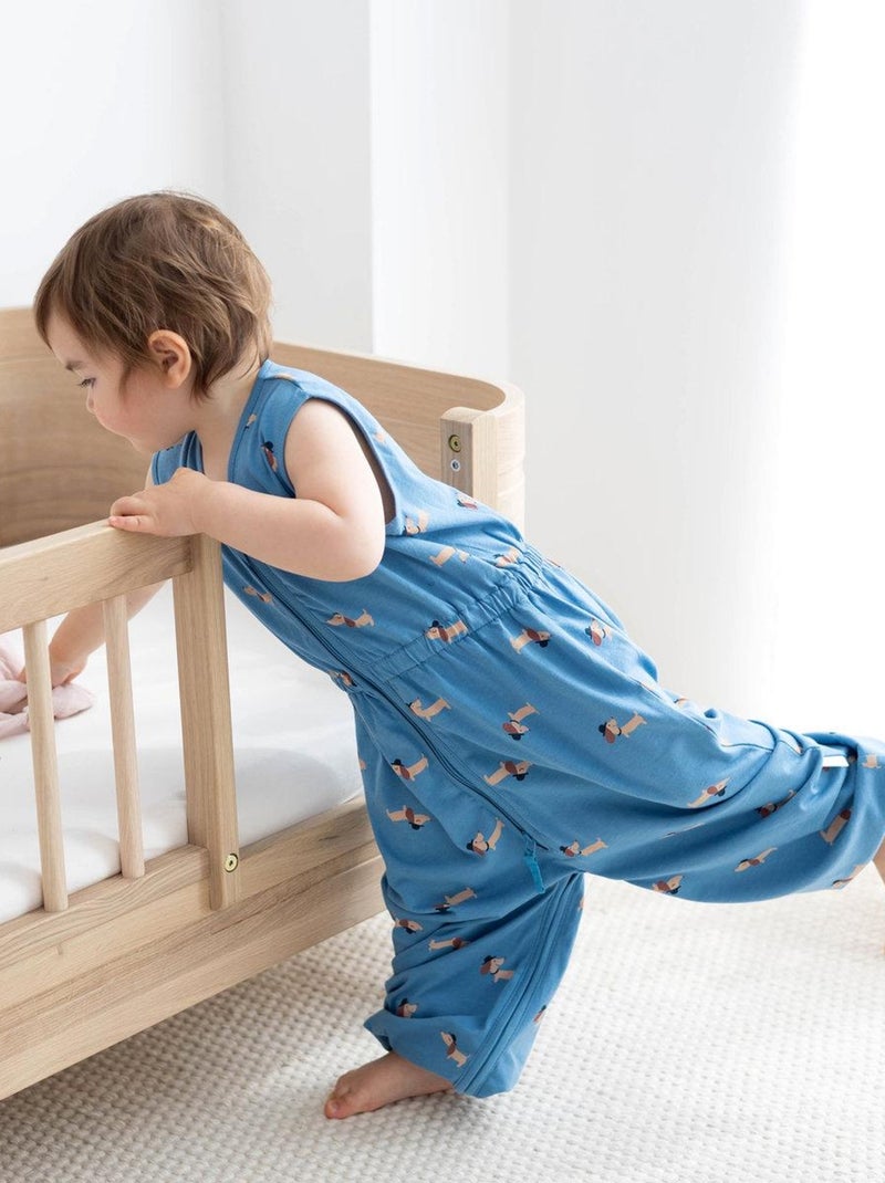 Bemini Gigoteuse jambes séparables Jersey Bleu Bleu - Kiabi
