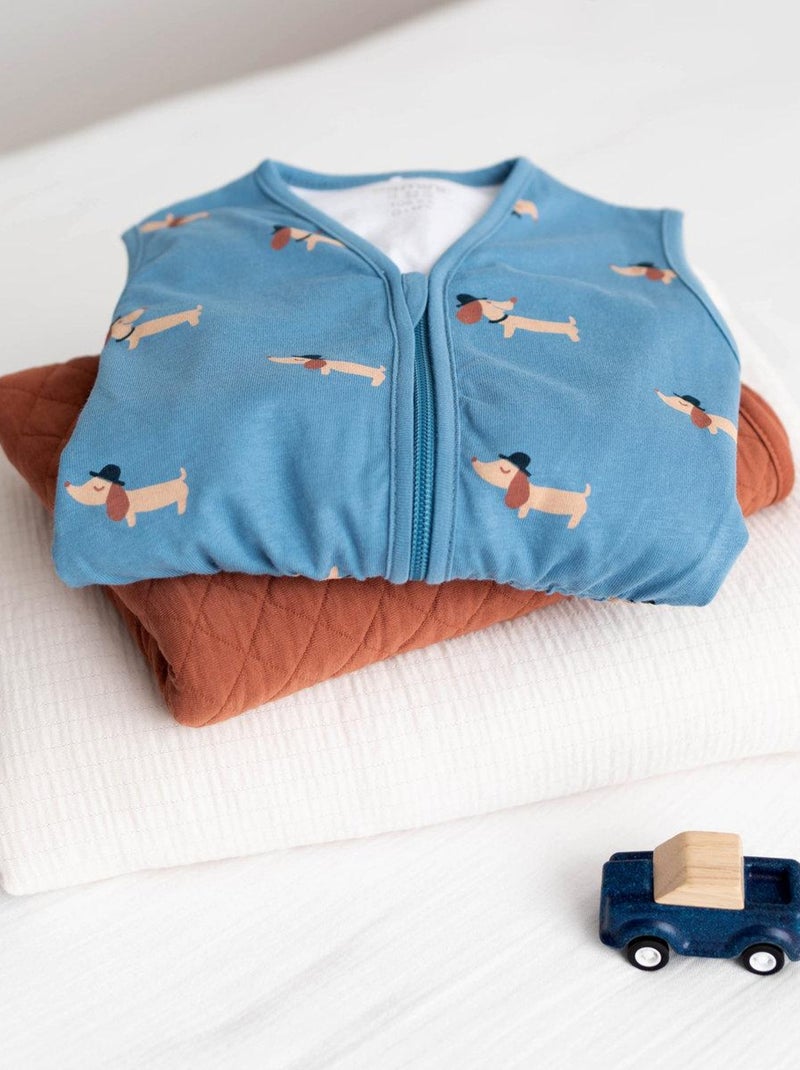 Bemini Gigoteuse jambes séparables Jersey Bleu Bleu - Kiabi