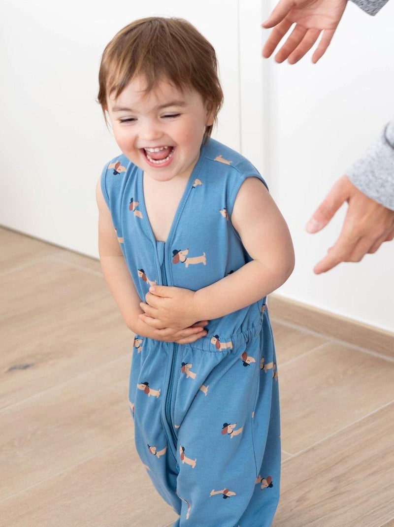 Bemini Gigoteuse jambes séparables Jersey Bleu Bleu - Kiabi