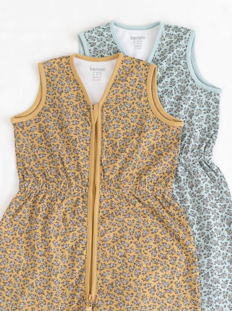 Bemini Gigoteuse jambes séparables Jersey Bleu polaire - Kiabi