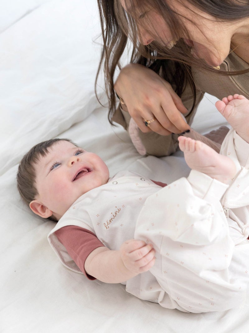 Bemini Gigoteuse jambes séparables Jersey Crème - Kiabi