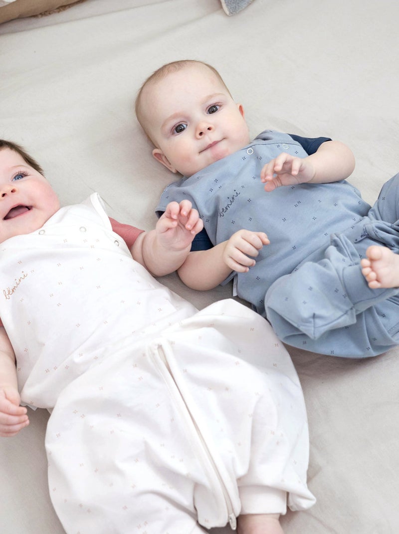 Bemini Gigoteuse jambes séparables Jersey Crème - Kiabi