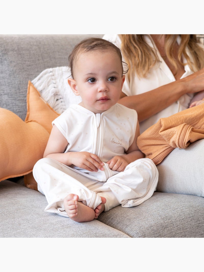 Bemini Gigoteuse jambes séparables Jersey Ecru - Kiabi