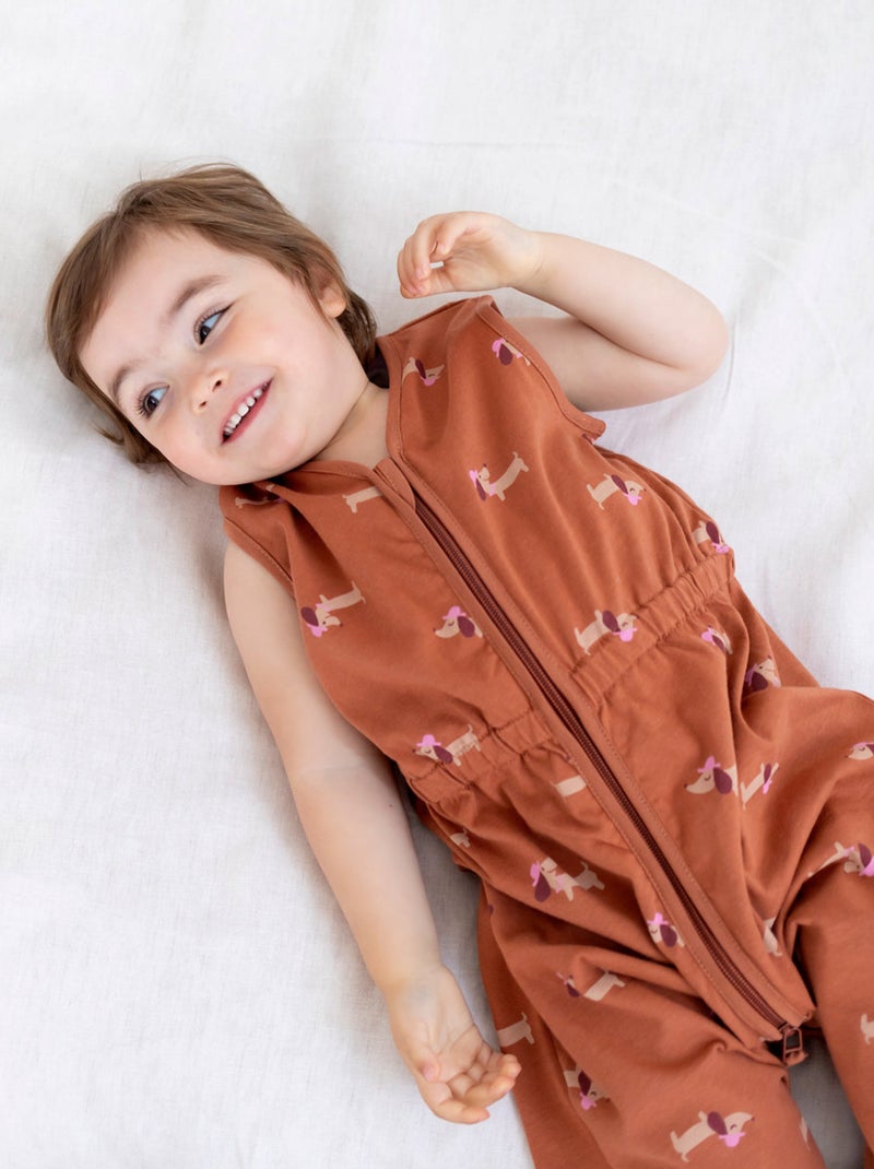 Bemini Gigoteuse jambes séparables Jersey Marron noisette - Kiabi