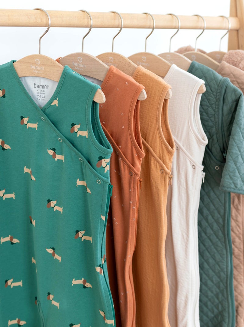 Bemini Gigoteuse jambes séparables Jersey Vert foncé - Kiabi