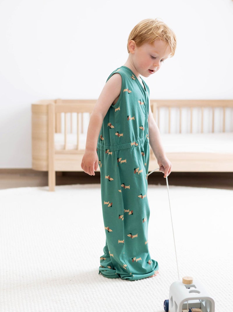 Bemini Gigoteuse jambes séparables Jersey Vert foncé - Kiabi