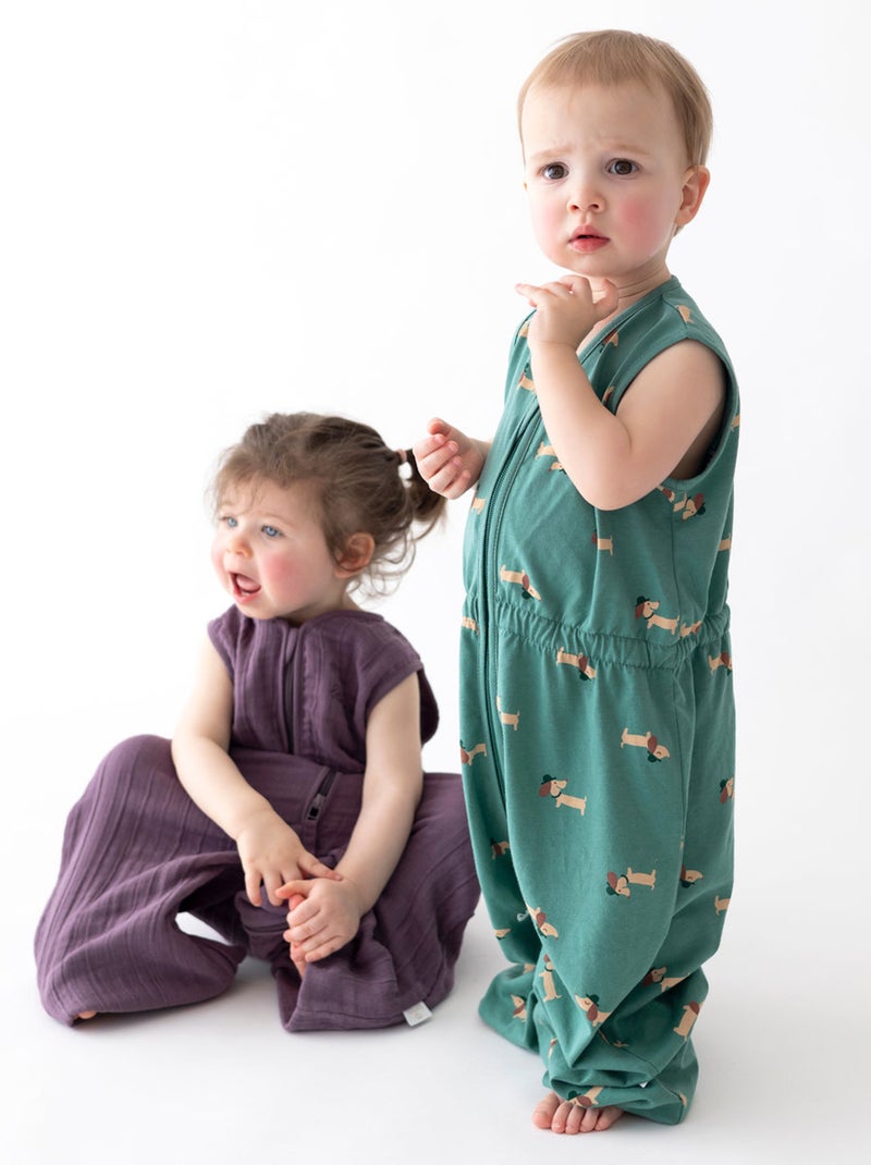 Bemini Gigoteuse jambes séparables Jersey Vert foncé - Kiabi