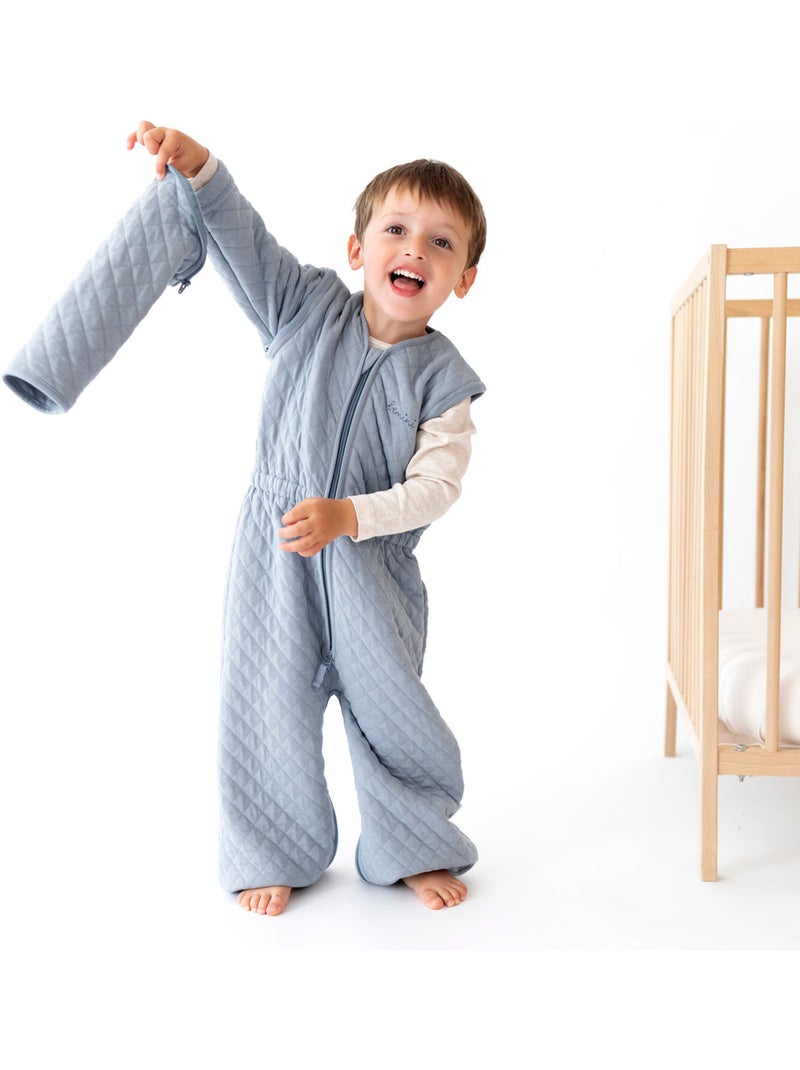 Bemini Gigoteuse jambes séparables Matelassé confort Bleu gris - Kiabi