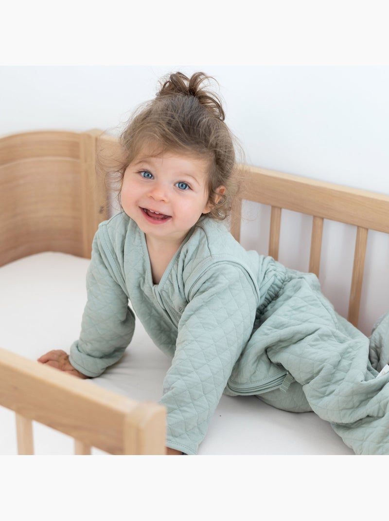 Bemini Gigoteuse jambes séparables Matelassé confort Vert chèvrefeuille - Kiabi