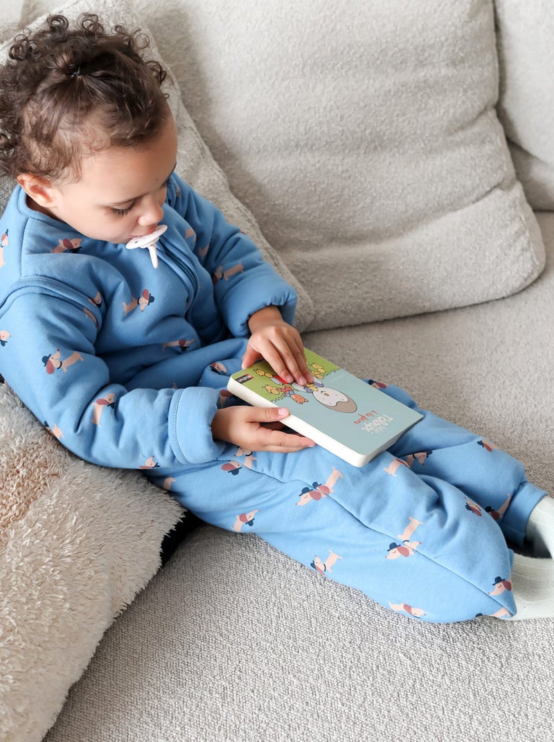 Bemini Gigoteuse jambes séparables Pady jersey et jersey Bleu Bleu - Kiabi