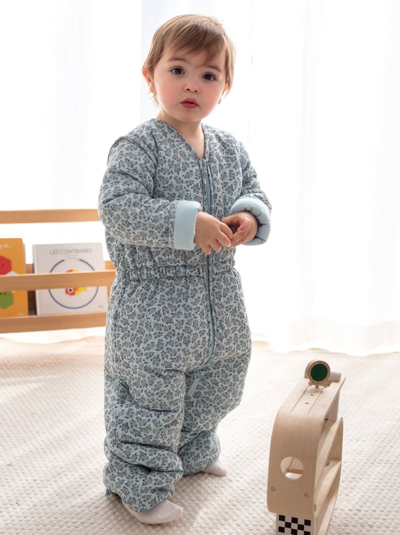 Bemini Gigoteuse jambes séparables Pady jersey et jersey Bleu polaire - Kiabi