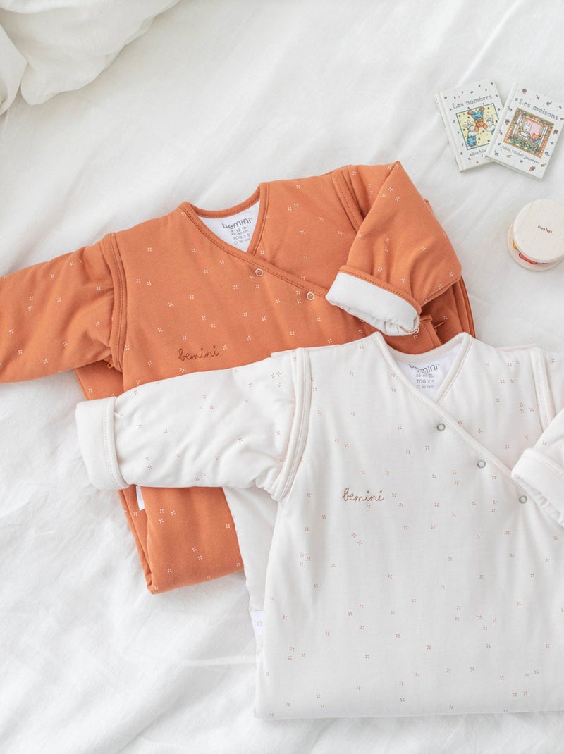 Bemini Gigoteuse jambes séparables Pady jersey et jersey Crème - Kiabi