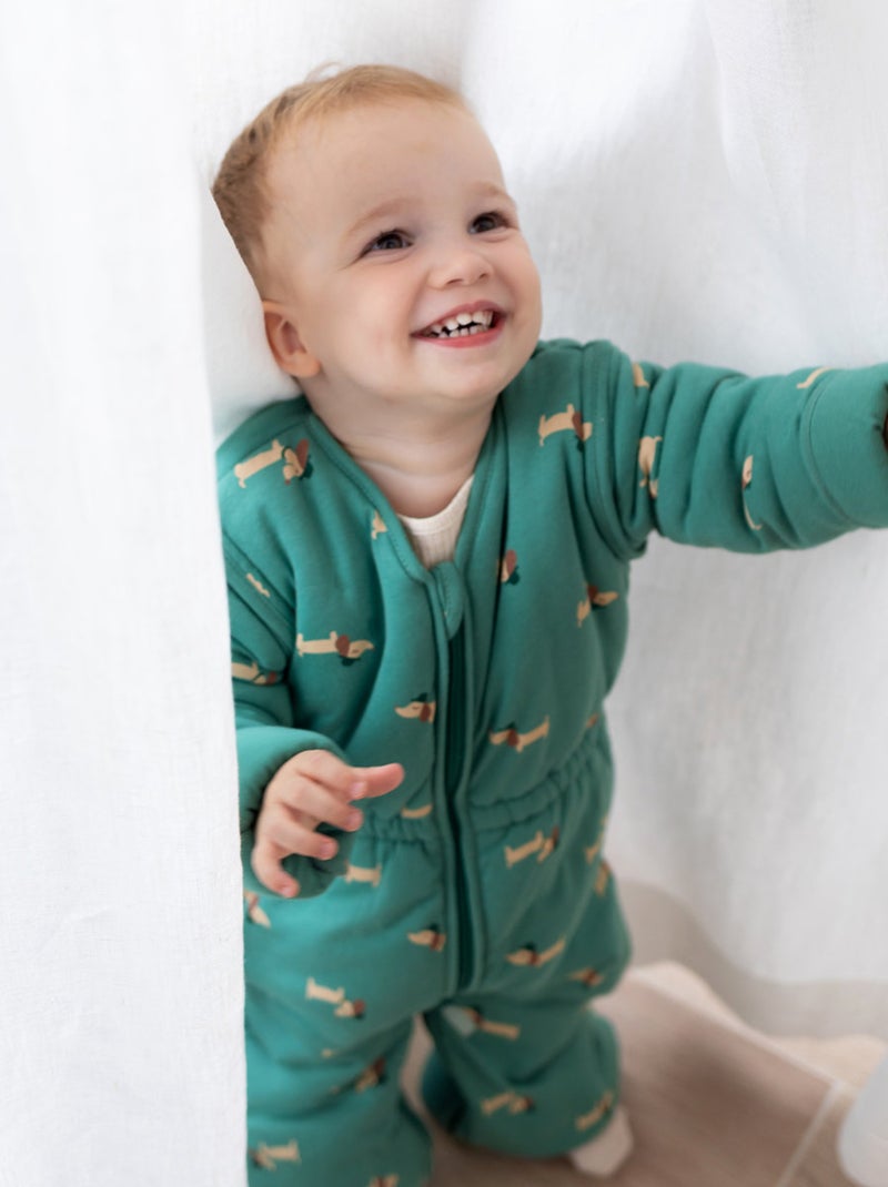 Bemini Gigoteuse jambes séparables Pady jersey et jersey Vert foncé - Kiabi