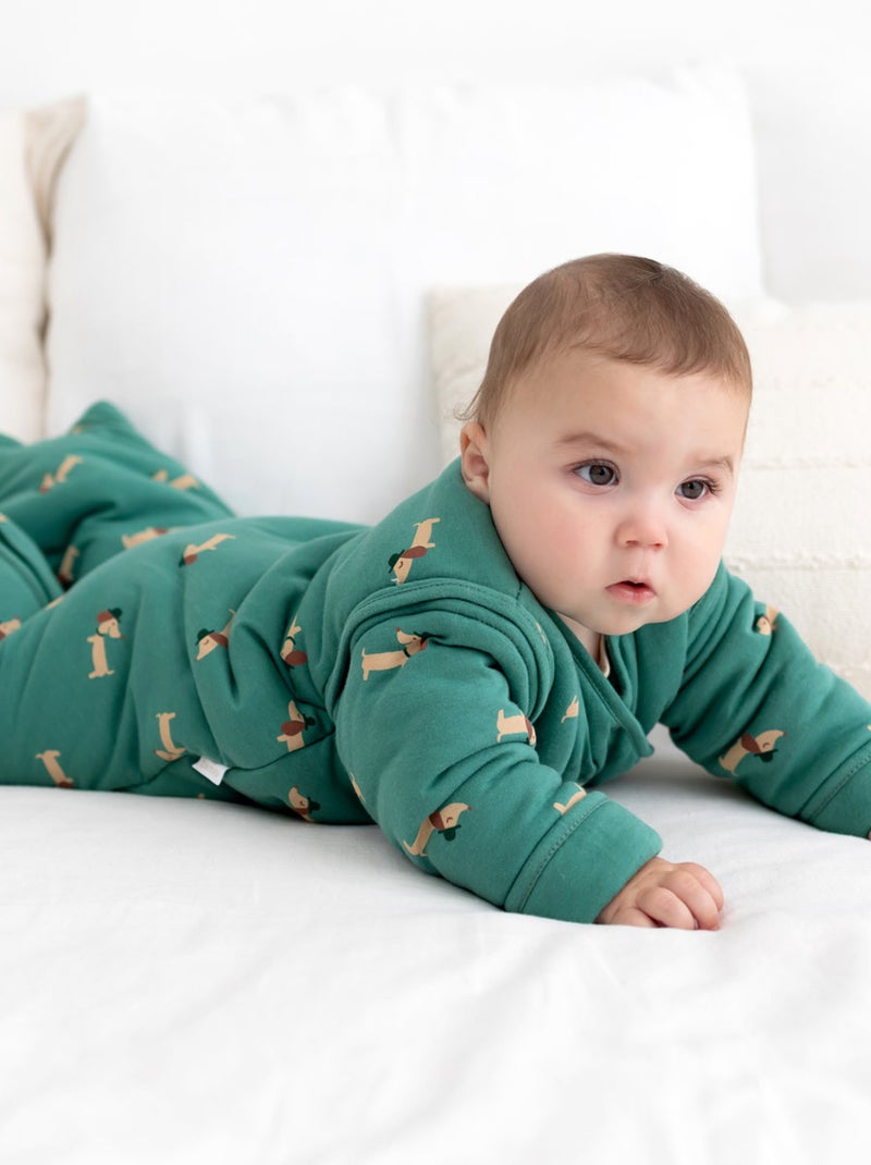 Bemini Gigoteuse jambes séparables Pady jersey et jersey Vert foncé - Kiabi