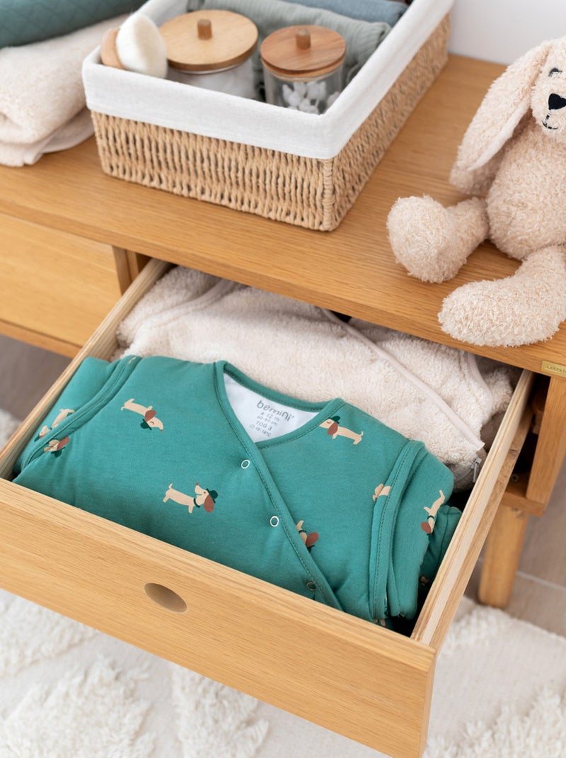 Bemini Gigoteuse jambes séparables Pady jersey et jersey Vert foncé - Kiabi