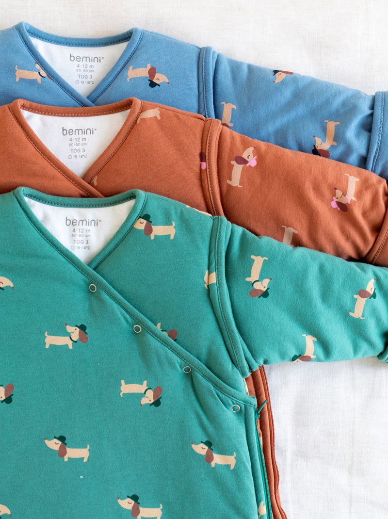 Bemini Gigoteuse jambes séparables Pady jersey et jersey Vert foncé - Kiabi