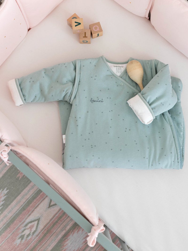 Bemini Gigoteuse jambes séparables Pady jersey et jersey Vert tilleul - Kiabi