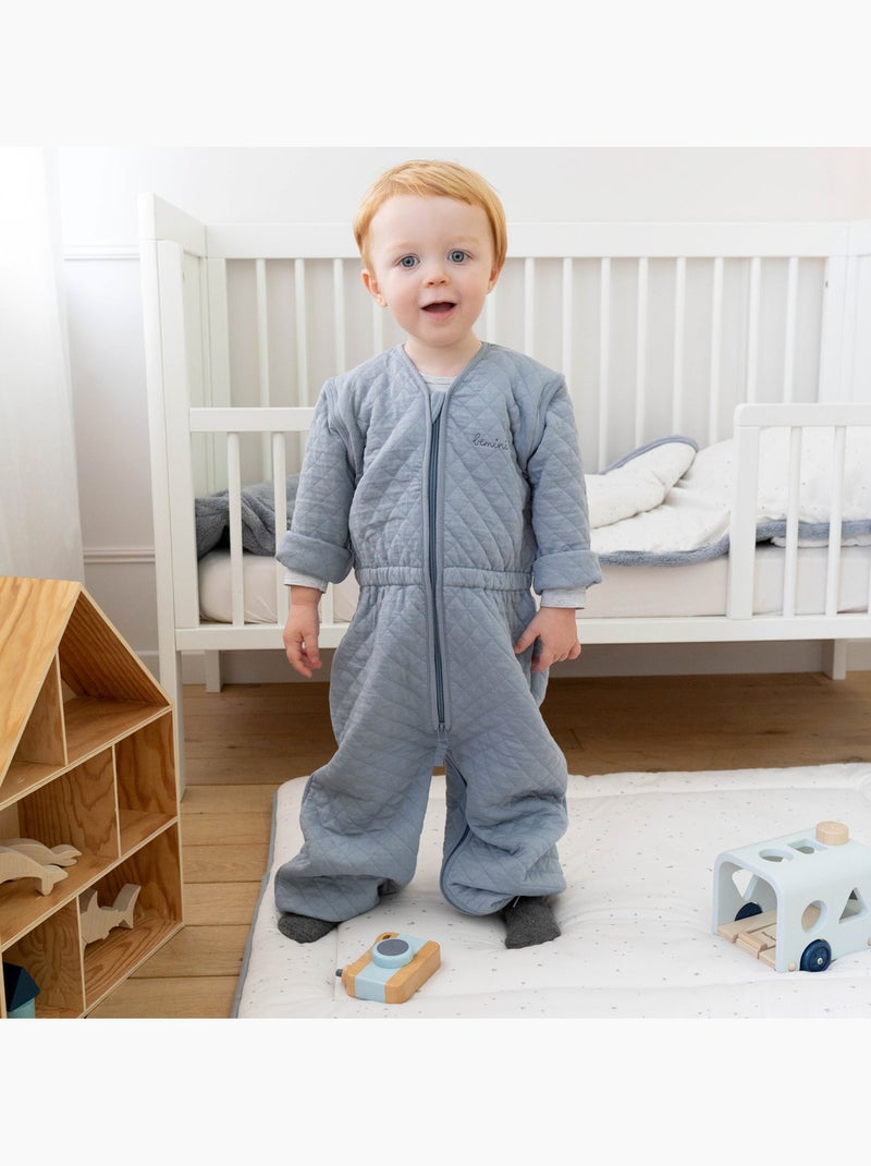 Bemini Gigoteuse jambes séparables Pady quilted Bleu gris - Kiabi