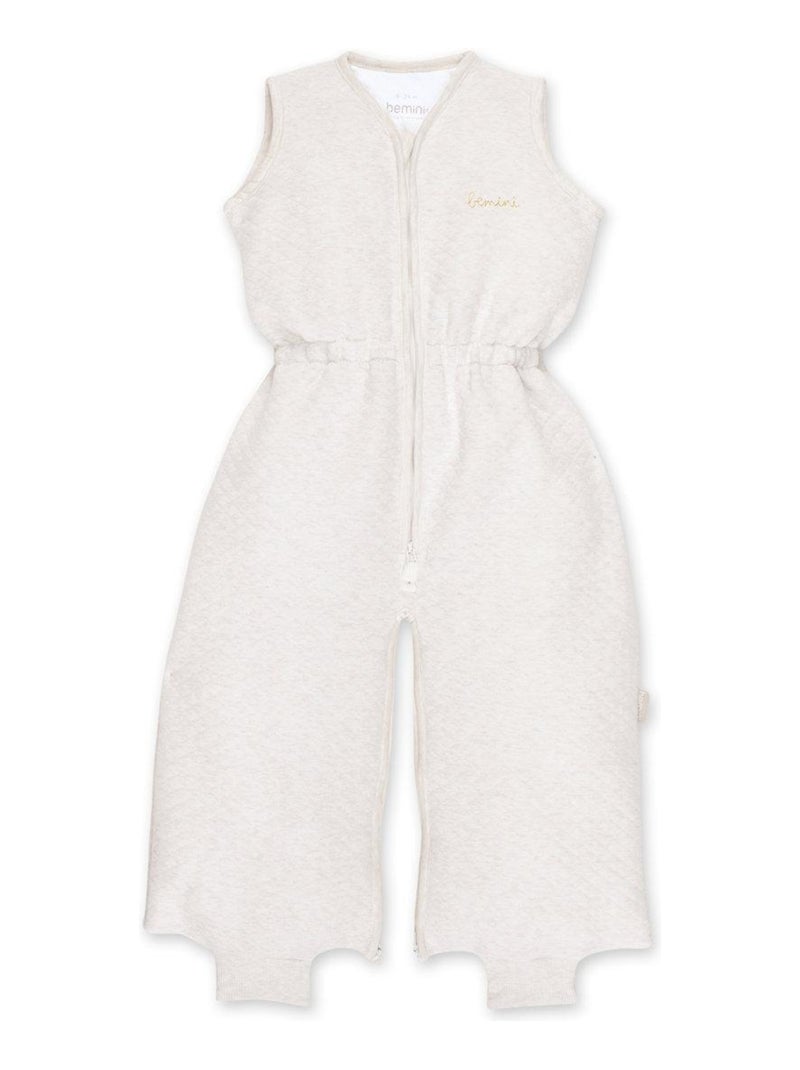 Bemini Gigoteuse  jambes séparables Pady quilted jersey Beige chiné - Kiabi