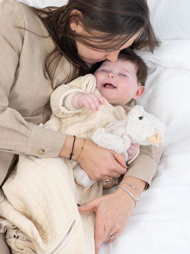 Bemini Gigoteuse jambes séparables Pady quilted jersey Beige coquille - Kiabi