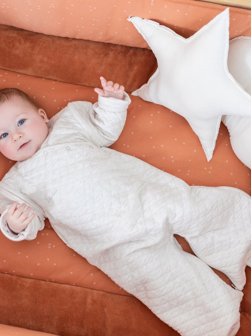 Bemini Gigoteuse jambes séparables Pady quilted jersey Beige grès - Kiabi