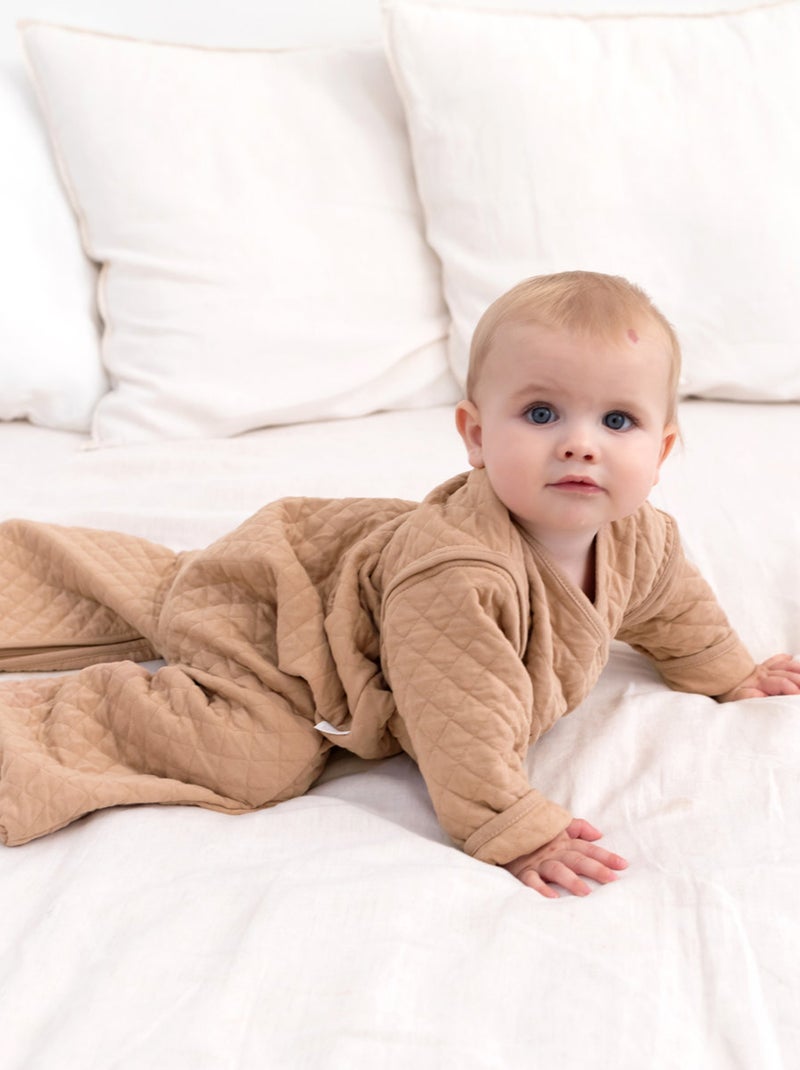 Bemini Gigoteuse jambes séparables Pady quilted jersey Beige sable - Kiabi