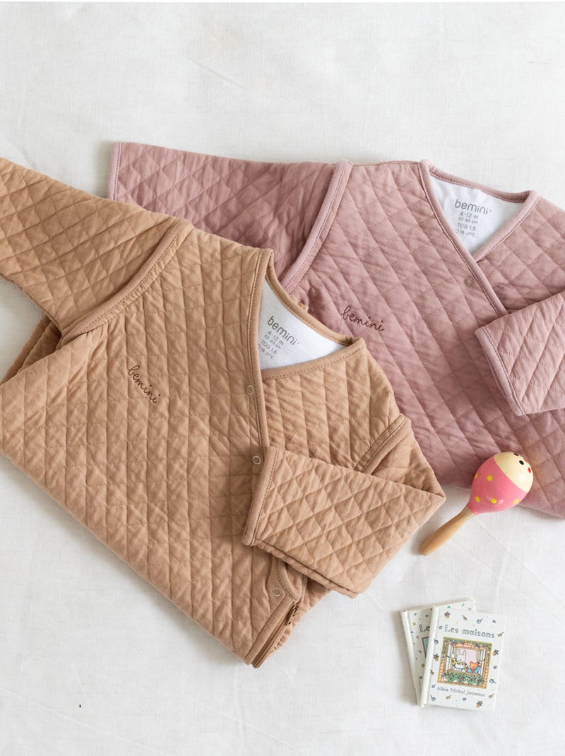 Bemini Gigoteuse jambes séparables Pady quilted jersey Beige sable - Kiabi