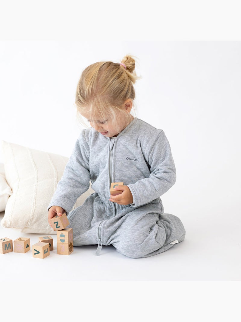 Bemini Gigoteuse jambes séparables Pady quilted jersey Gris chiné - Kiabi