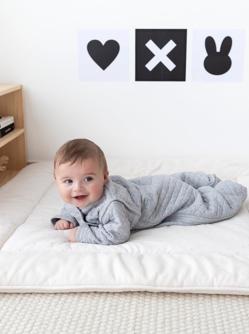 Bemini Gigoteuse jambes séparables Pady quilted jersey Gris chiné - Kiabi