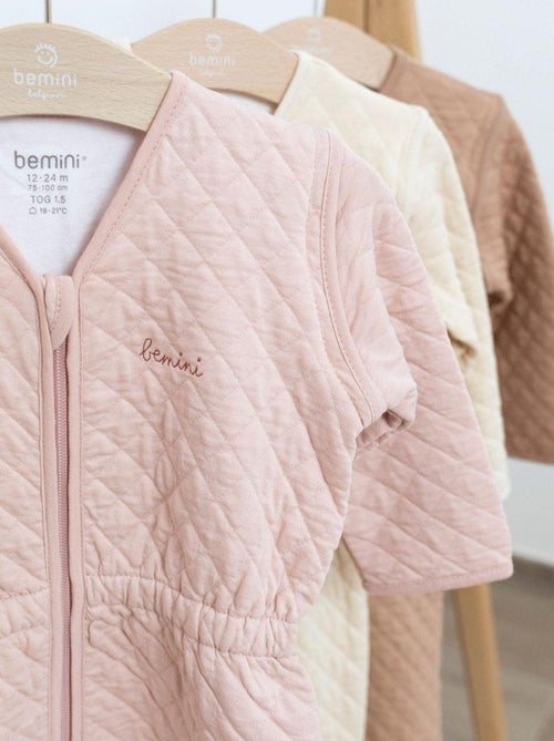 Bemini Gigoteuse jambes séparables Pady quilted jersey - Kiabi