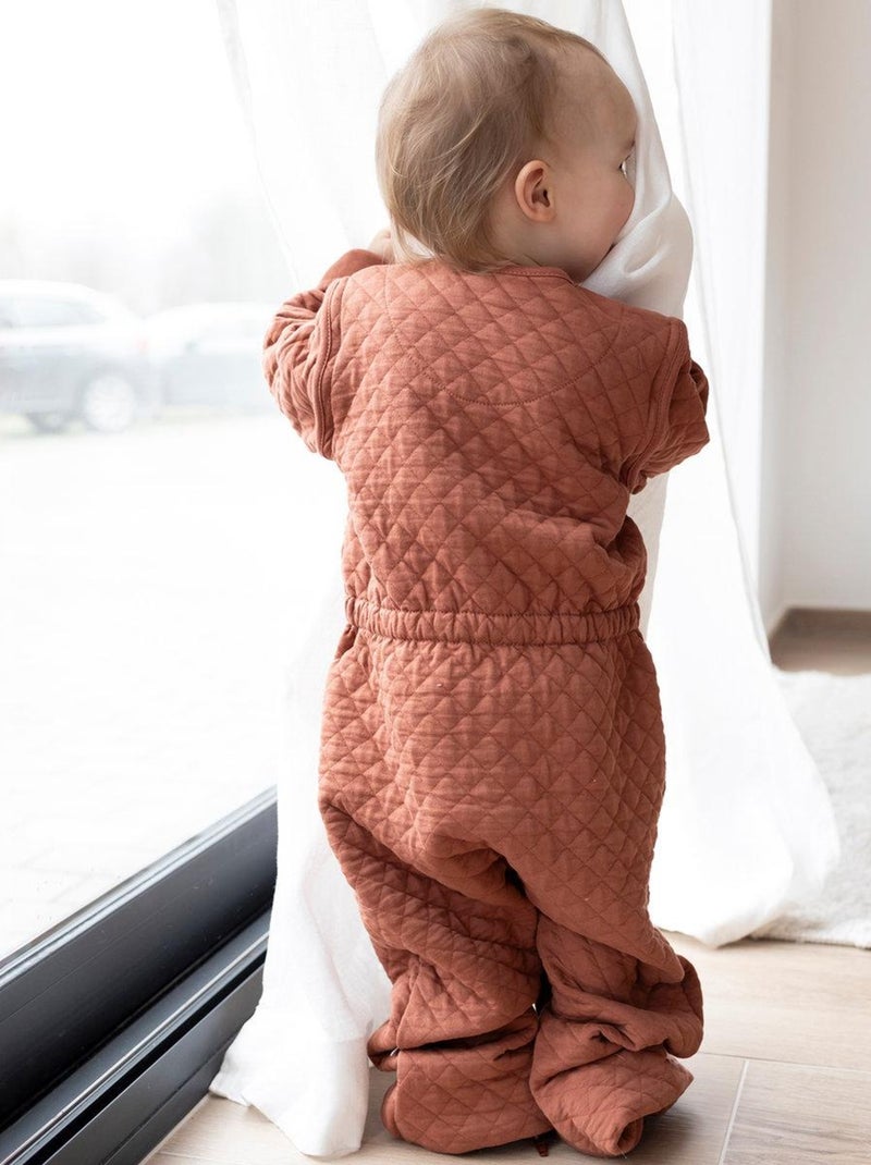 Bemini Gigoteuse jambes séparables Pady quilted jersey Rouge brique - Kiabi