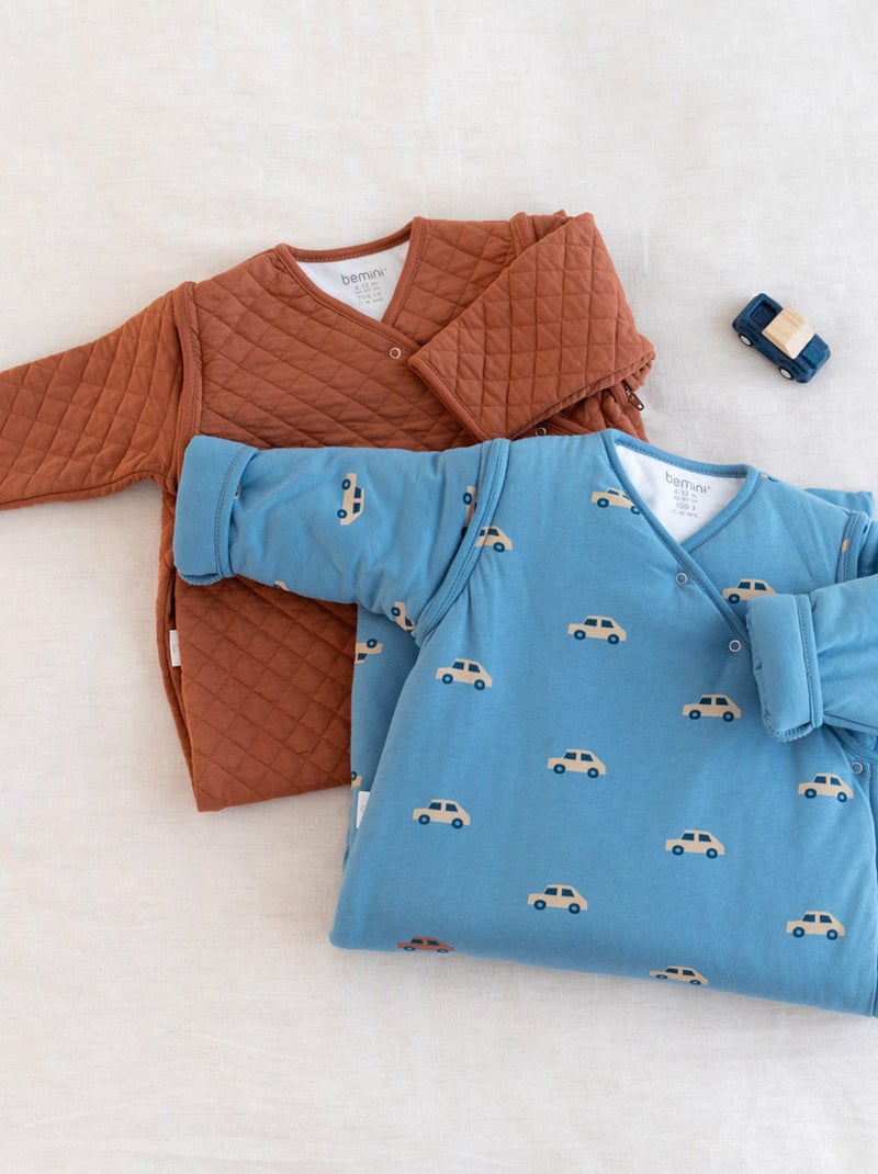 Bemini Gigoteuse jambes séparables Pady quilted jersey Rouge brique - Kiabi