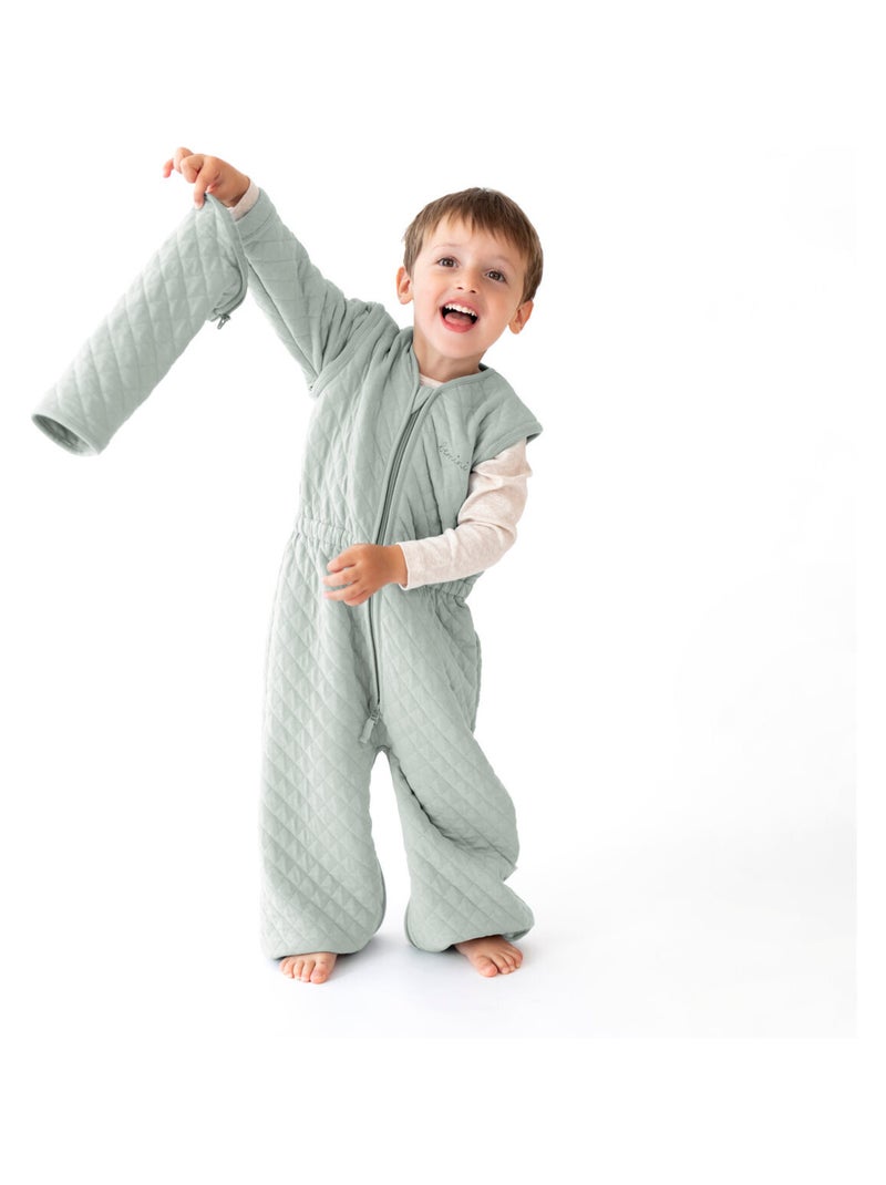 Bemini Gigoteuse jambes séparables Pady quilted jersey Vert chèvrefeuille - Kiabi