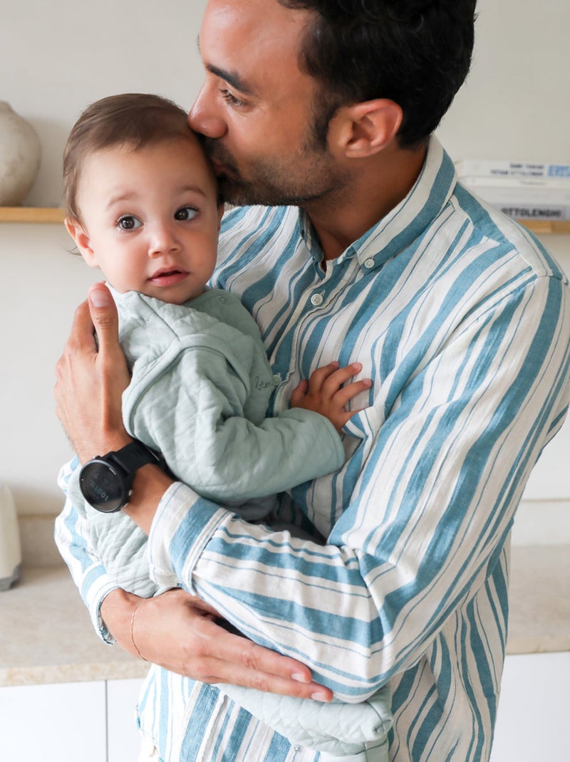 Bemini Gigoteuse jambes séparables Pady quilted jersey Vert chèvrefeuille - Kiabi