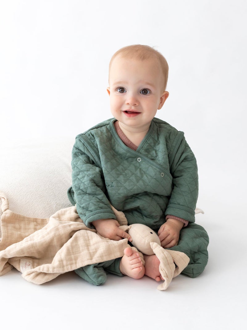 Bemini Gigoteuse jambes séparables Pady quilted jersey Vert - Kiabi