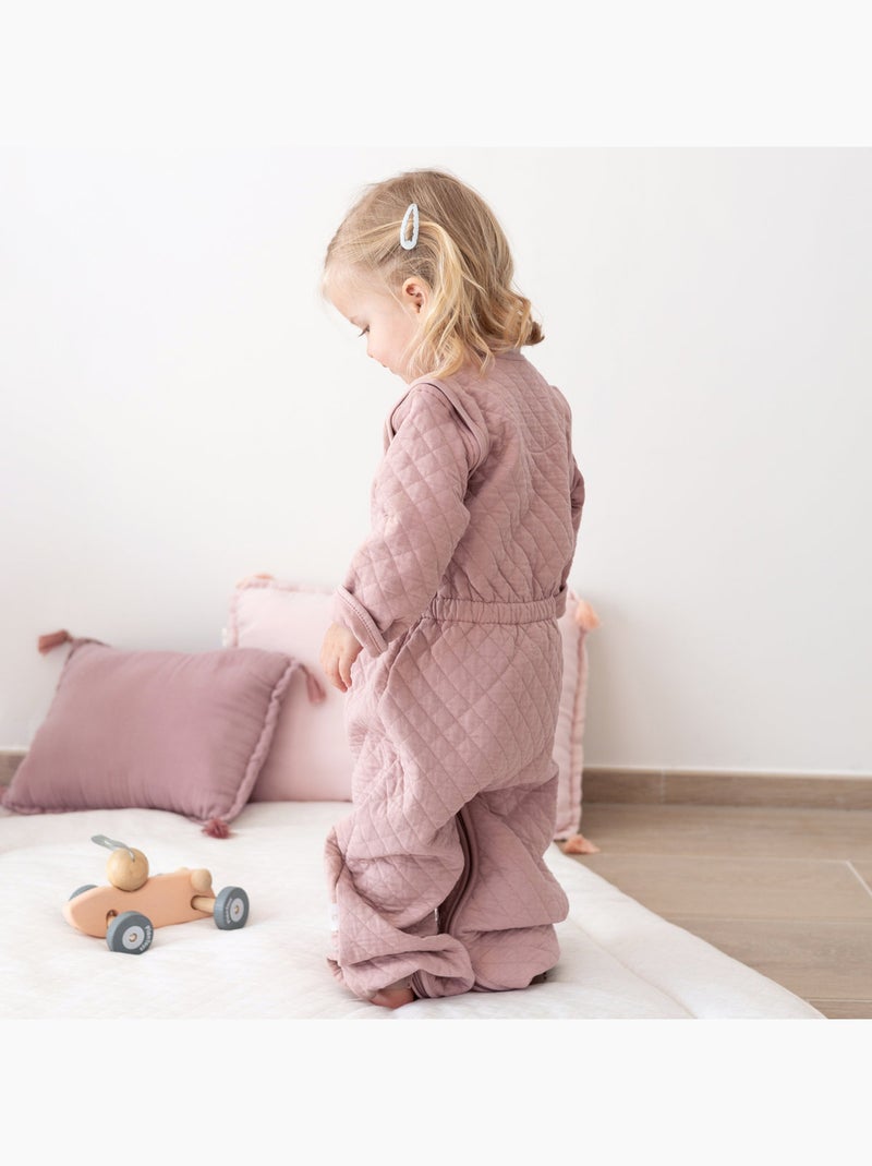 Bemini Gigoteuse jambes séparables Pady quilted jersey Vieux rose - Kiabi