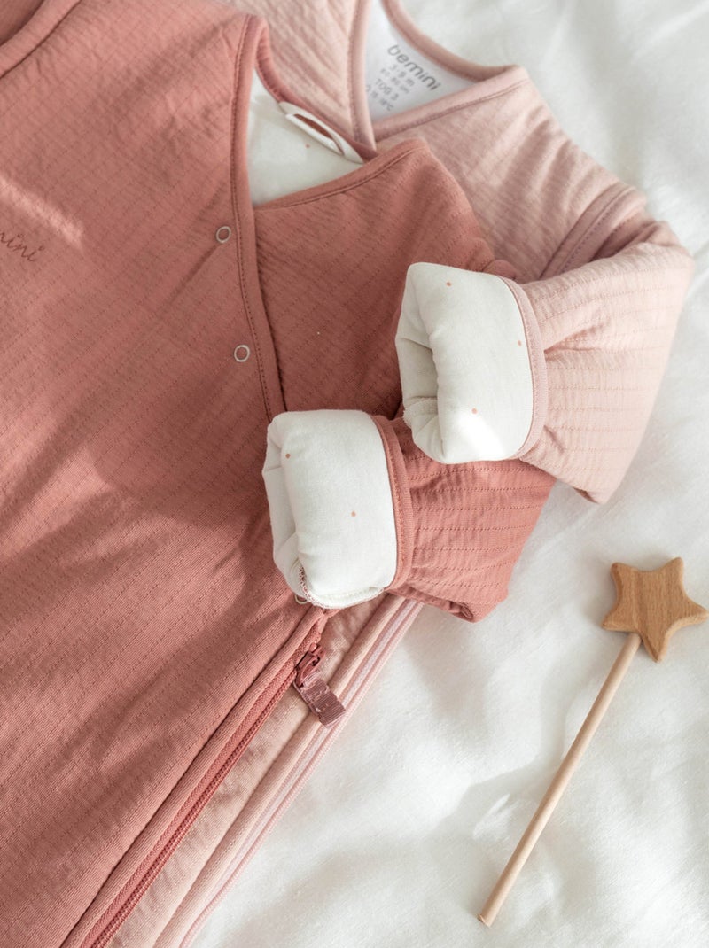 Bemini Gigoteuse jambes séparables Pady Tetra Jersey et jersey Rose clair - Kiabi