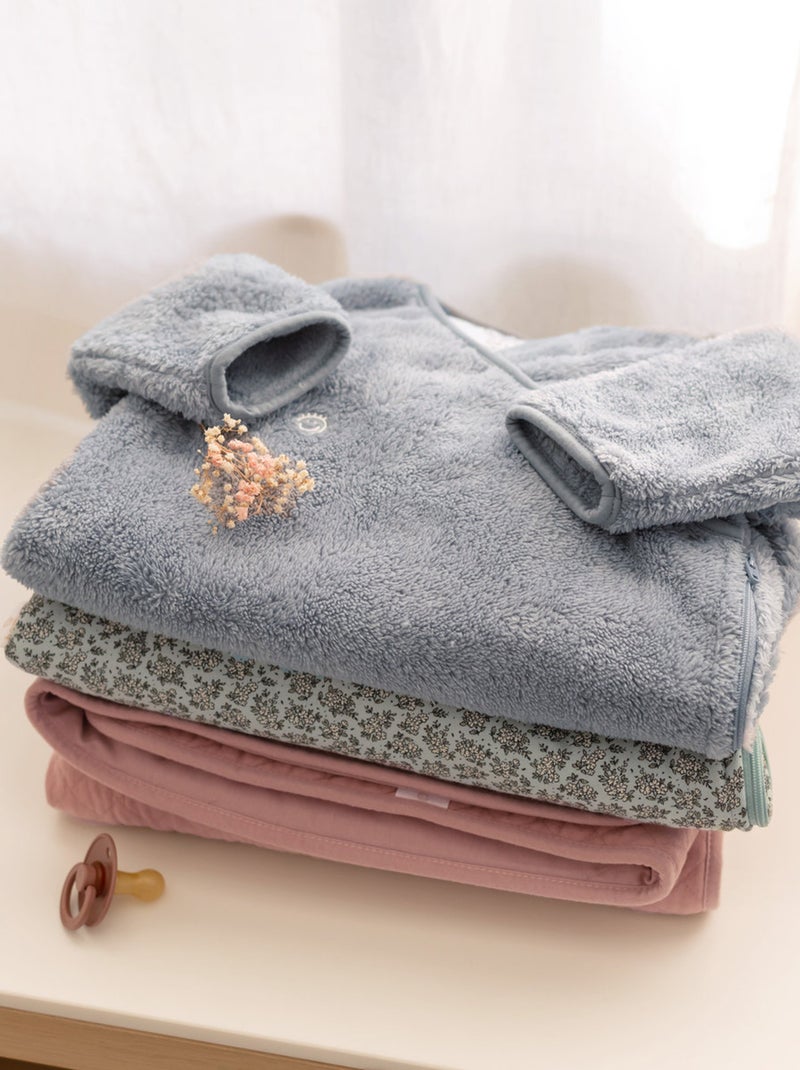 Bemini Gigoteuse jambes séparables Softy Bleu ardoise - Kiabi