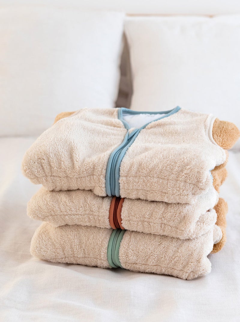 Bemini Gigoteuse jambes séparables Softy Bleu Beige - Kiabi