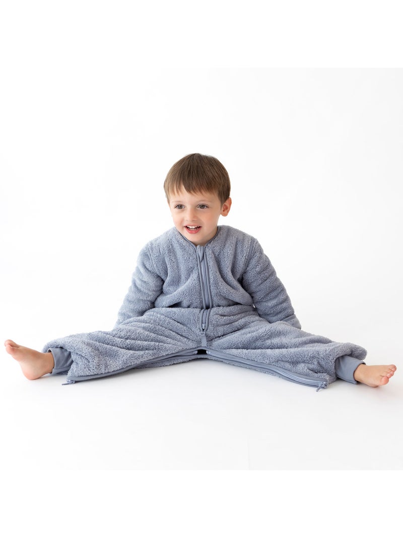 Bemini Gigoteuse jambes séparables Softy Bleu gris - Kiabi