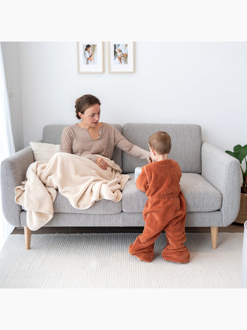 Bemini Gigoteuse jambes séparables Softy Marron noisette - Kiabi