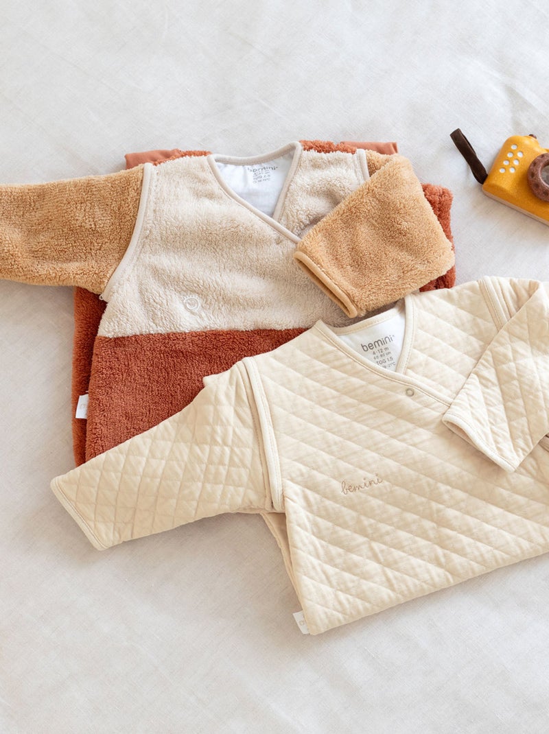 Bemini Gigoteuse jambes séparables Softy Sable/Tonka/Caramel - Kiabi