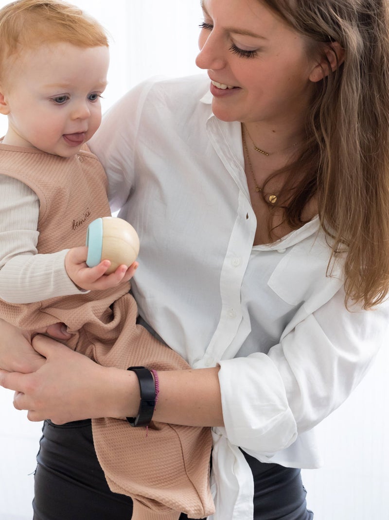 Bemini Gigoteuse jambes séparables Waffle bio Beige - Kiabi