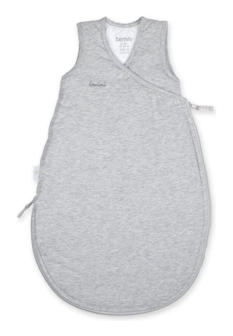 Bemini Gigoteuse sans manche Pady jersey et jersey Gris chiné - Kiabi