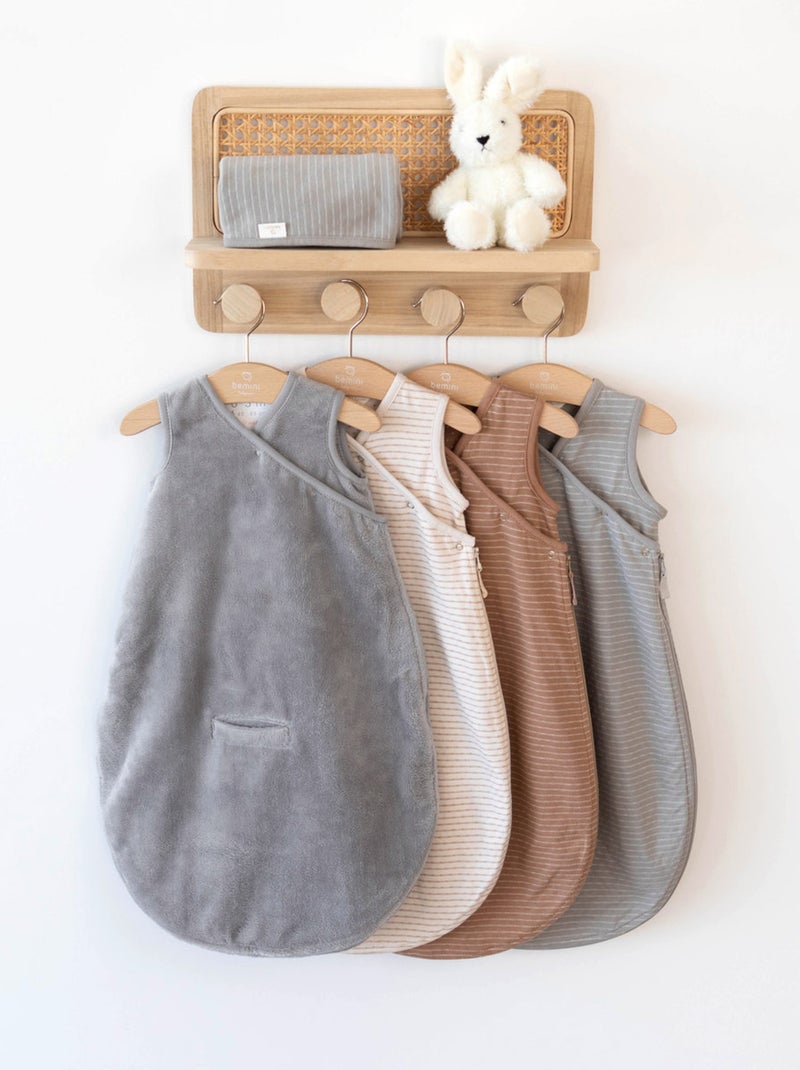 Bemini Gigoteuse sans manches Bamboo Gris - Kiabi