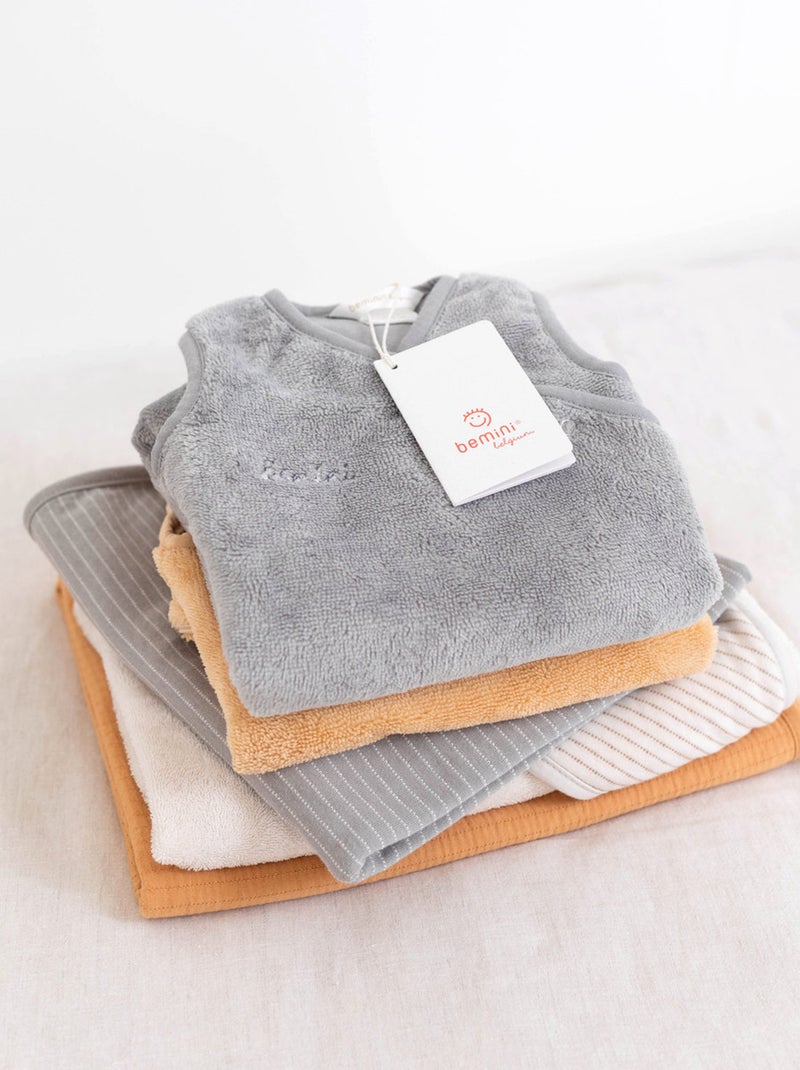 Bemini Gigoteuse sans manches Bamboo Gris - Kiabi