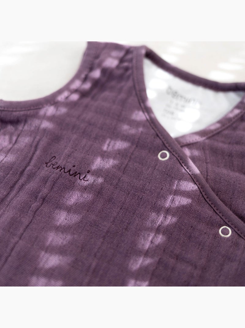 Bemini Gigoteuse sans manches Gaze de bambou Mauve - Kiabi