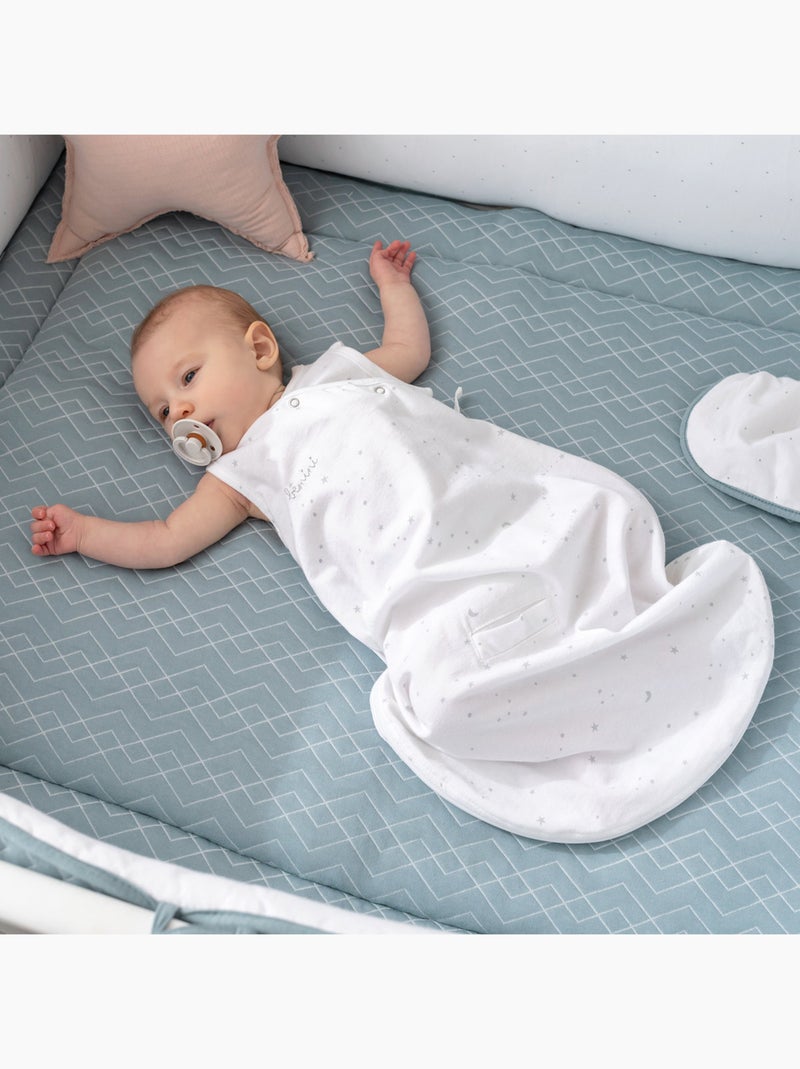 Bemini Gigoteuse sans manches Jersey Blanc - Kiabi