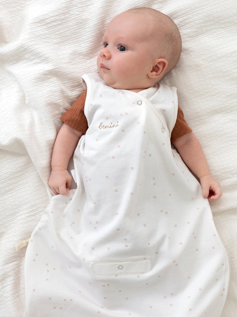 Bemini Gigoteuse sans manches Jersey Crème - Kiabi